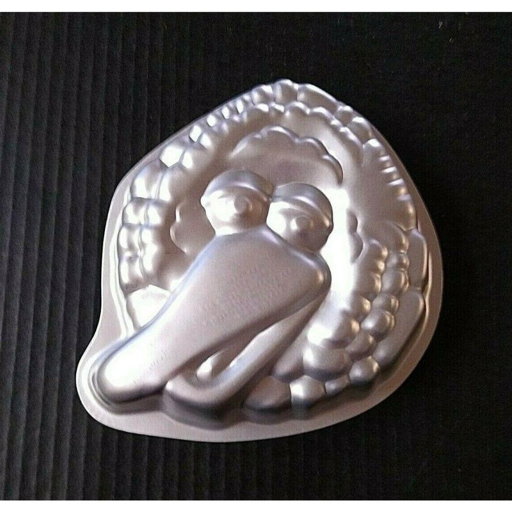 Wilton Cake Pan Big Bird Face Sesame Street 7" Small Vintage Baking Mold